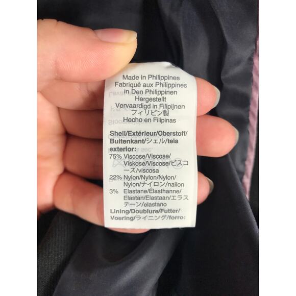 J.Crew 365 Going Out Open Blazer Women's 12 Black Office Work Simple Capsule - Picture 12 of 14